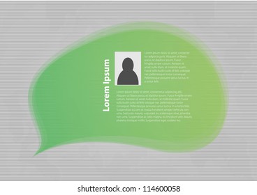 Background of abstract talking bubble