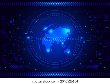 background abstract technology communication data Science. Science and technology background.