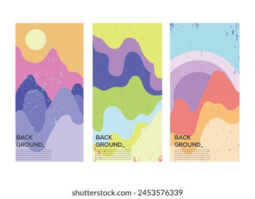Fondo abstracto Plantilla color pastel para el Anuncio, flayer, cartel, folleto, contenido de redes sociales