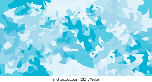 Background. Abstract texture. Camouflage seamless surface. Color shapeless spots. Vector graphics