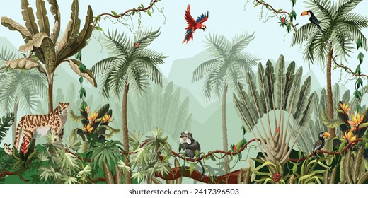 Background - Abstract, Texture.
Wallpaper cartoon forest.