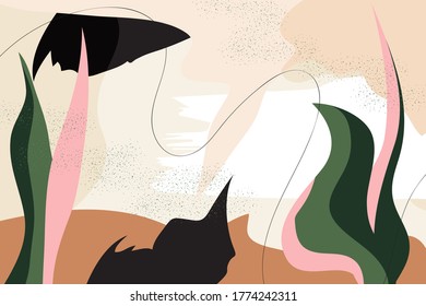 Hintergrund Abstrakte trendige pastellfarbene universelle künstlerische Natur. Gut für Cover, Einladung, Banner, Plakat, Broschüre, Poster, Karte, Flyer und andere.