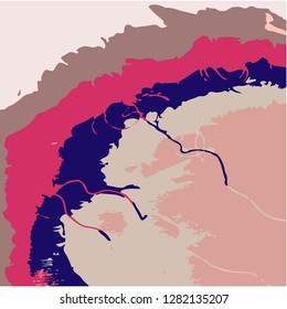 Background with abstract trendy stylish pattern in grunge style.