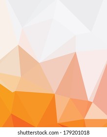 Background abstract triangle geometry pattern royal orange