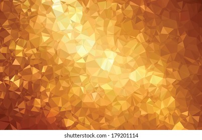 Background abstract triangle geometry pattern gold line