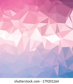 Background abstract triangle geometry pattern pink paper decoration