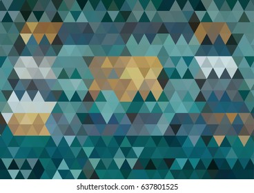 background abstract triangle green and yellow 