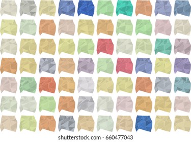 Background abstract triangle strip pattern for design. Style of mosaic or tile. Vector illustration graphic.