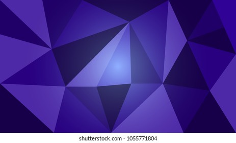 Background of abstract triangles of blue color. EPS 10.