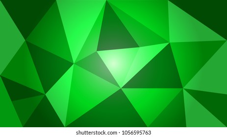 Background of abstract triangles of green color. EPS 10.