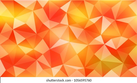 Background of abstract triangles of orange color. EPS 10.
