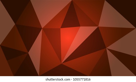 Background of abstract triangles of red color. EPS 10.