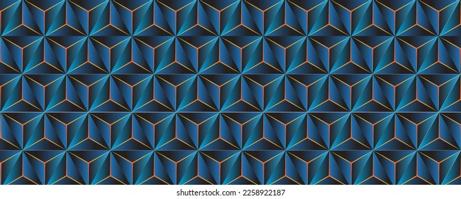 Background of an abstract tringle design in gradient colors. Triangle-shaped background in vector form. Triangle-shaped geometrical background background of an abstract triangle