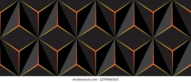 Background of an abstract tringle design in gradient colors. Triangle-shaped background in vector form. Triangle-shaped geometrical background background of an abstract triangle