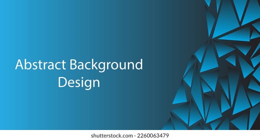 Background of an abstract tringle design in gradient colors. Triangle-shaped background in vector form. Triangle-shaped geometrical background background of an abstract triangle