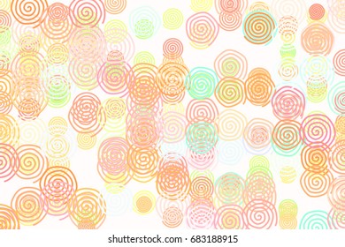 Background abstract twirl circle line, path or  pattern for design. Vector illustration graphic.