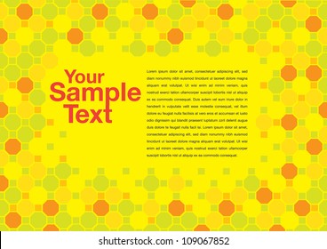 Background- Abstract Vector Illustration with white spaces for copy.