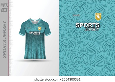 background, abstract, vector, texture, design, fashion, soccer, football, sport, sports, grunge, team, blue, mockup, running, graphic, mock up, fabric, colorful, shirt, clothes, print, body, stripes, 