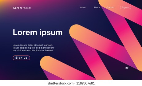 Background abstract wave dark light for Homepage. Vector Illustration EPS10.
