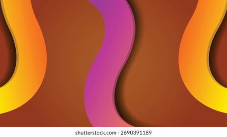 Background abstract wave design gradient colorful