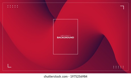 background abstract wave liquid red for wallpaper, presentation, banner, web, landing page, and etc. eps 10 editable
