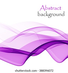 Background abstract with wave purple