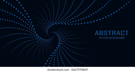 Background with abstract wave spiral modern element for banner, presentation design and flyer.