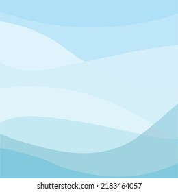 Background abstract wavy bright blue
