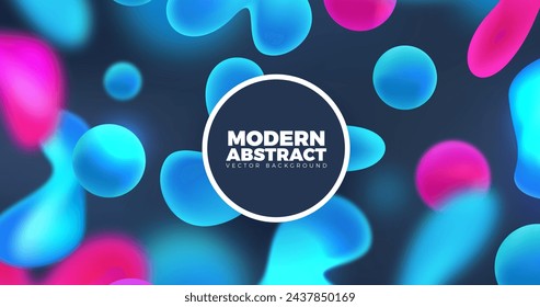 Background with abstract wavy shapes vector design in eps 10
