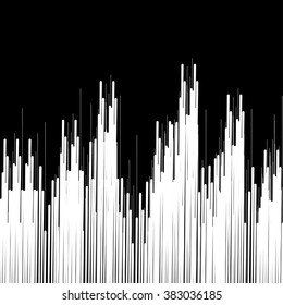 Background abstract white line represents the speed on a black background.