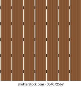 Background abstract wood brown decorative floor deck. Seamless template, vector