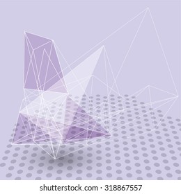 Background abstraction, blue, purple, shape, point, transparency, overlay, color, vector, banner, illustration