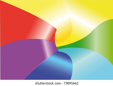background abstraction from colour of the rainbow