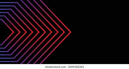 Abstração do plano de fundo de linhas e ângulos, ilustração Vetor.