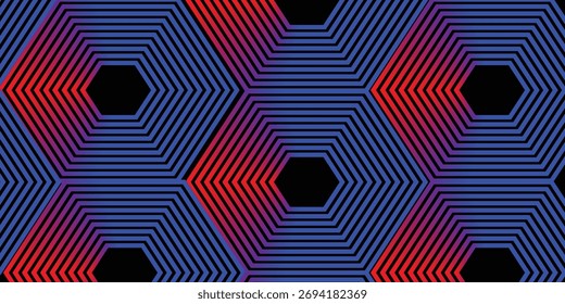 Abstração do plano de fundo de linhas e ângulos, ilustração Vetor.