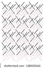 background abstraction with lines (black, gray and pink)