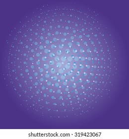 Background abstraction, purple, dots, overlay, color, vector, banner, illustration
