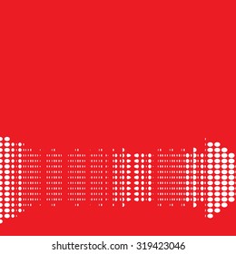 Background abstraction, red, dots, overlay, color, vector, banner, illustration