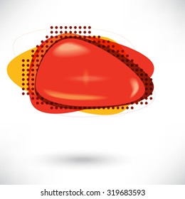 Background abstraction triangular spot, red, color, vector, banner, illustration