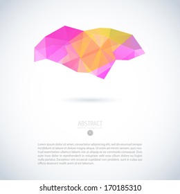background abstraction vector fashionable background with 3d shape object background line white star colourful abstraction scene multicolor digital trendy artistic site employment blue luxurious light