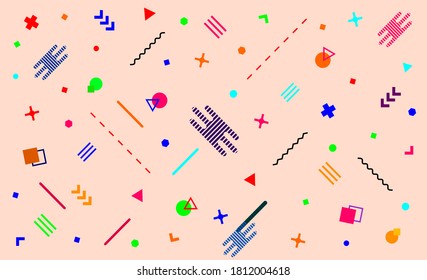 background abstracts of geometry in the same liquid with some interesting colors to see