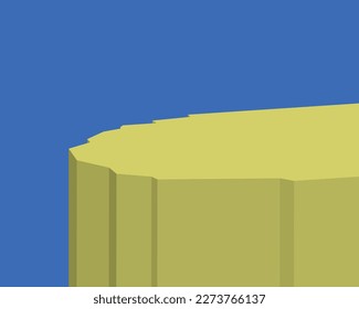 background, abyss and sky, vector illustration 