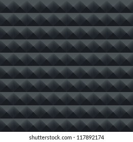 background of acoustic foam wall, soundproofing, vector pattern