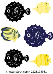 Background acquarium scene tropical  fish