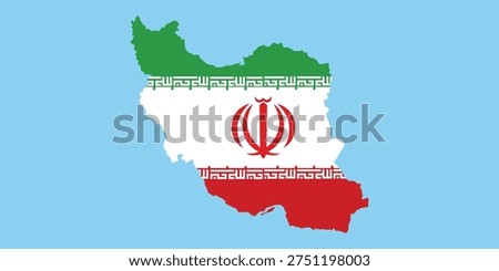 Background administrative map of Iran. Islamic Republic of Iran. Topographic map of Iran