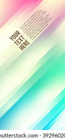 background advertising brochure design elements. Blurry light glowing graphic form for elegant flyer. Blur illustration 10 for booklet layout, wellness leaflet, newsletters