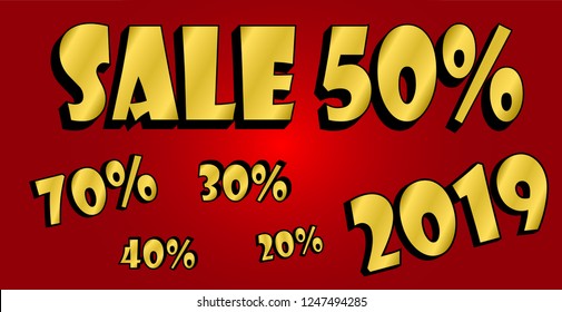 Background for advertising. Promotional background, discounts for the new year. Eps10 vector