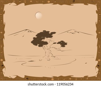 Background in African style. Vector