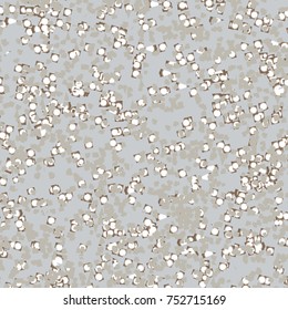 Background with air bubbles and sand particles in watter. Abstract vector.