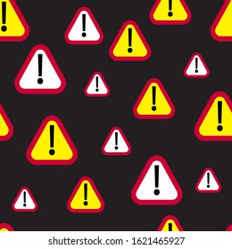 background alert danger pattern seamless. Beautiful seamless pattern for paper cover